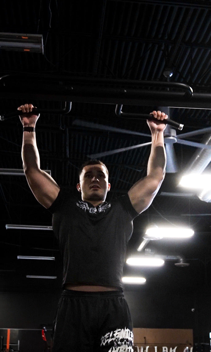 "WINGPRESSION" Compression Tee- Black