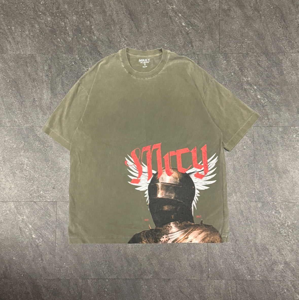OVERSIZED "VANGUARD" T-SHIRT - COMBAT GREEN
