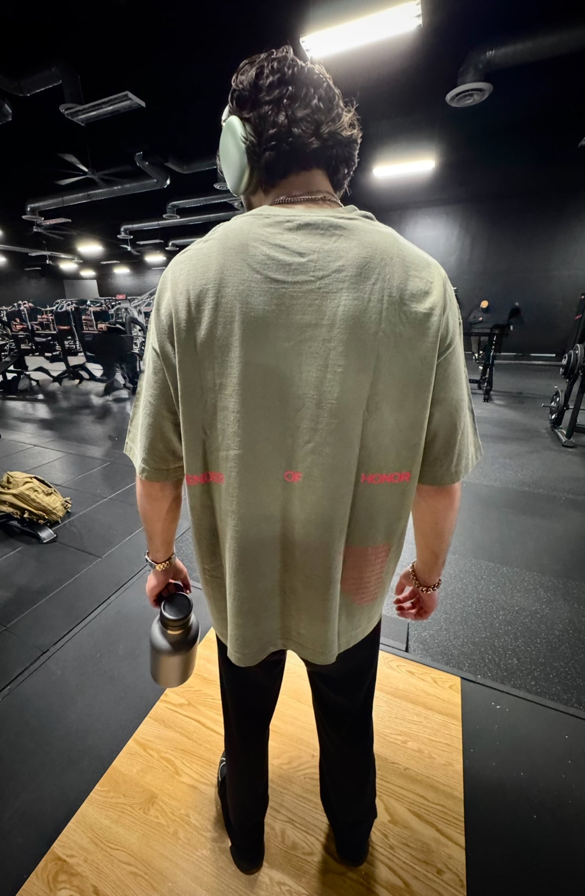 OVERSIZED "VANGUARD" T-SHIRT - COMBAT GREEN