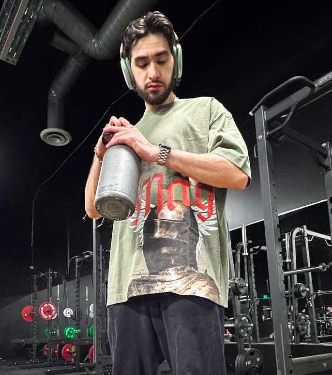 OVERSIZED "VANGUARD" T-SHIRT - COMBAT GREEN