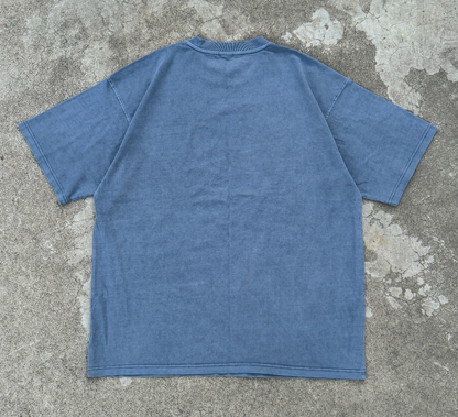 OVERSIZED "RELENTLESS AMBITION" T-SHIRT- BLUE