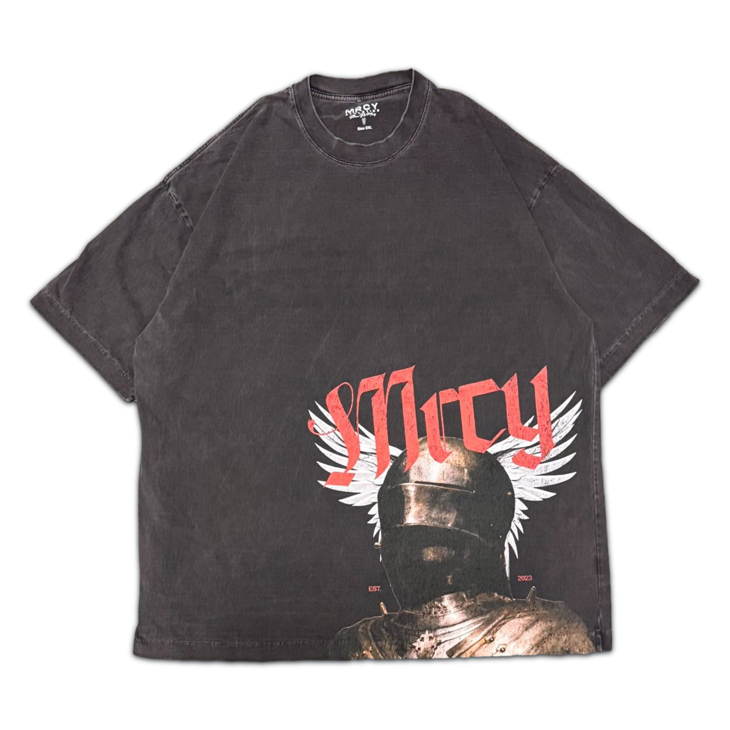 OVERSIZED "VANGUARD" T-SHIRT - OBSIDIAN BLACK