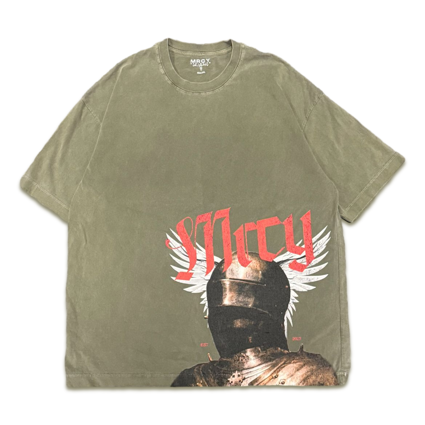 OVERSIZED "VANGUARD" T-SHIRT - COMBAT GREEN